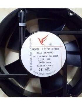 全新正品 LF17251B220H AC220V 240V 0.22A 34W 导线式散热风扇