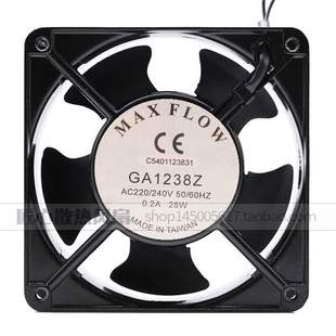 AC220V 240V 12038 FLOW 散热风扇 12cm GA1238Z 28W MAX 0.2A