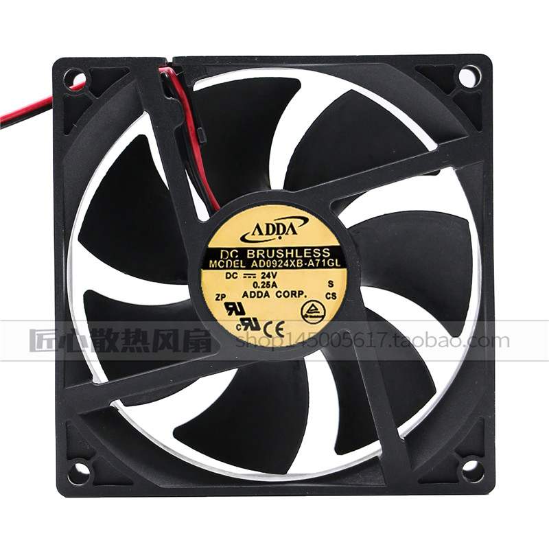 ADDA 9025 AD0924XB-A71GL 24V 0.25A 9CM/厘米双滚珠变频器风扇