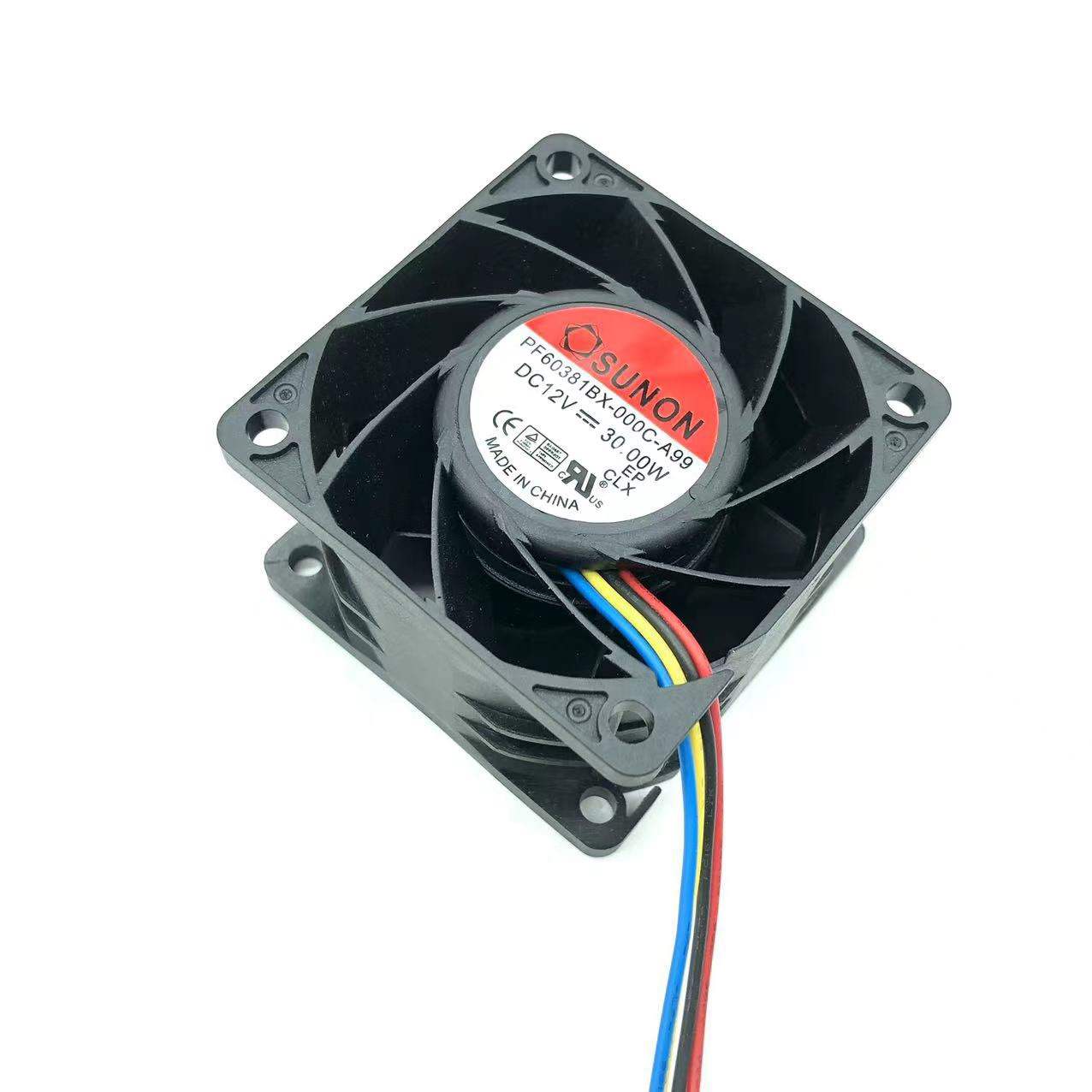 PF60381BX-000C-A99 建准6038 12V 30.0W 电源散热风扇 6CM高转速