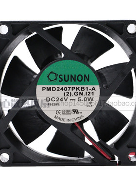 全新SUNON建准PMD2407PKB1-A 7020 7CM DC24V 5.0W变频器电源风扇