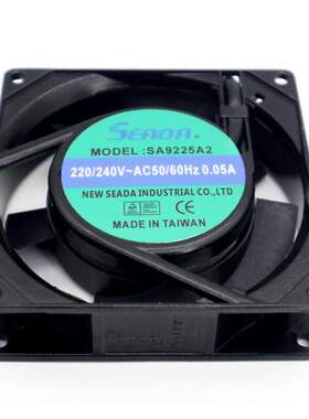 台湾SEADA轴流风扇 SA9225A2 HBL 舞台灯散热风扇 AC 220V 9225