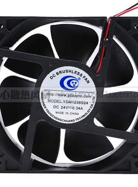 全新原装DCBRUSHLESS FAN YDM1238S24 24V 0.30A 12038变频器风扇