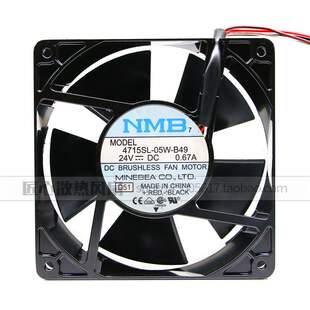 NMB B39 B502线 变频器风扇 B29 B49 05W 24V风扇4715SL 原装 B40