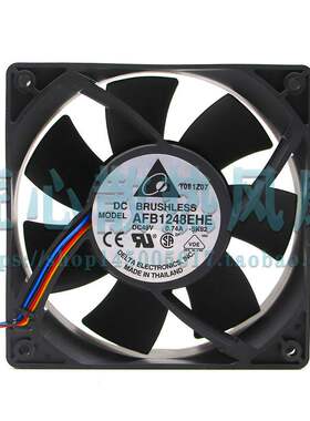 AFB1248GHE/EHE 台达原装正品 12038 DC48V 0.60A/0.90A 机柜风扇