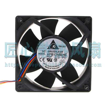 AFB1248GHE/EHE 台达原装正品 12038 DC48V 0.60A/0.90A 机柜风扇