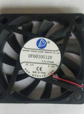 DF6010S12V P/N:CF40N DC 12V 0.12A 60x60x10mm 6厘米散热风扇
