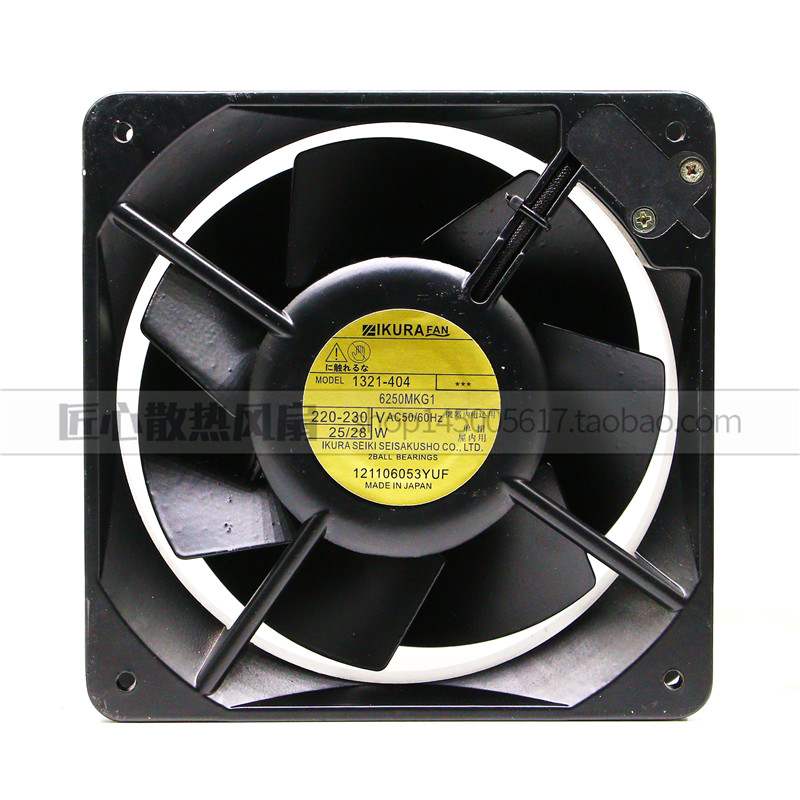 1321-404 6250MKG1 220-230V 原装日本育良IKURAFAN 全金属风扇