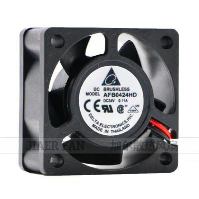 台达 4020 24v 0.11A 4cm 大风量 车载逆变 变频器风扇 AFB0424HD