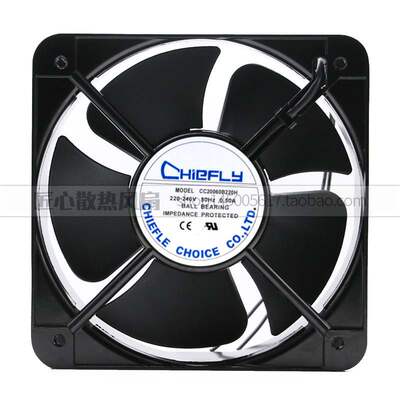 全新CHieFLY CC20060B220H AC220V 电焊机电控柜整流柜排风扇