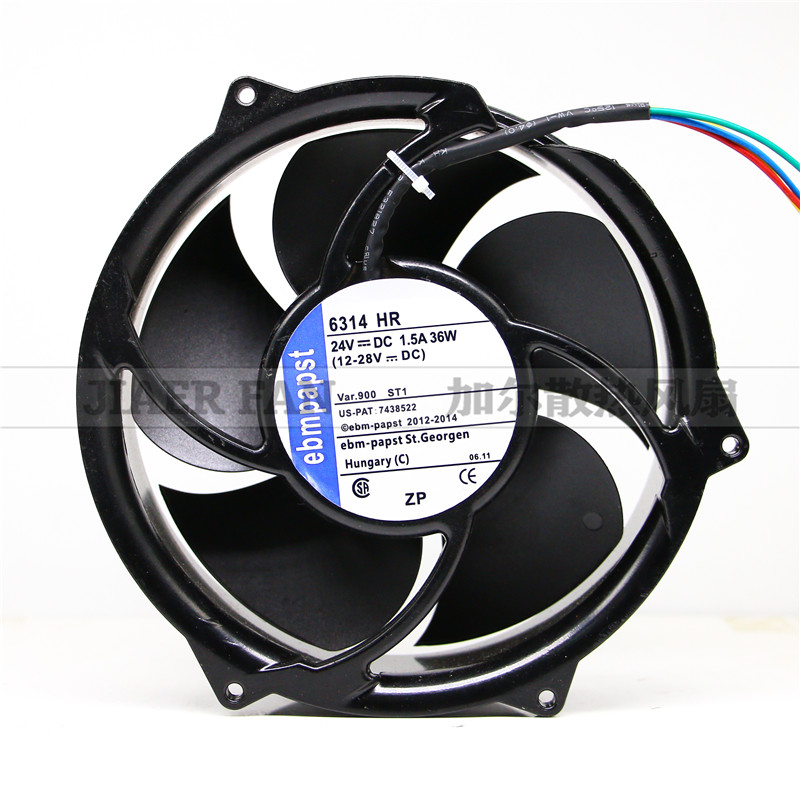 原装ebmpapst 24V 36W 6314HU 6314HR ACS510变频器ABB散热风扇