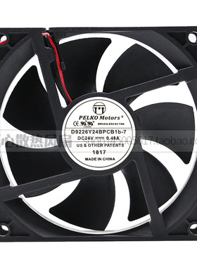 原装PELKO MOTORS D9226Y24BPCP1b-7 24V 0.48A大风量变频器风扇