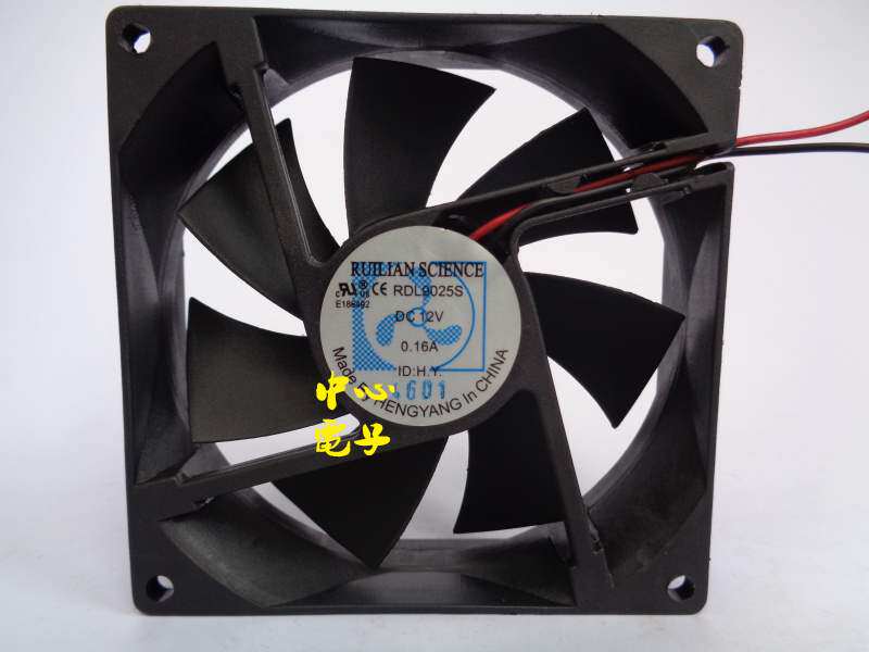 原装欣瑞联 9025 RDL9025S DC12V 0.16A 超静音机箱电源冰箱风扇