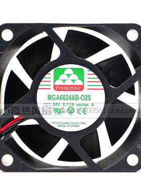 永立MAGIC 6025 MGA6024XB-O25 24V 0.17A 6cm富凌变频器散热风扇