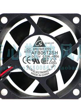 台达 AFB0612SH 6025 12V 0.32A 6CM PWM温控 大风量 暴力风扇