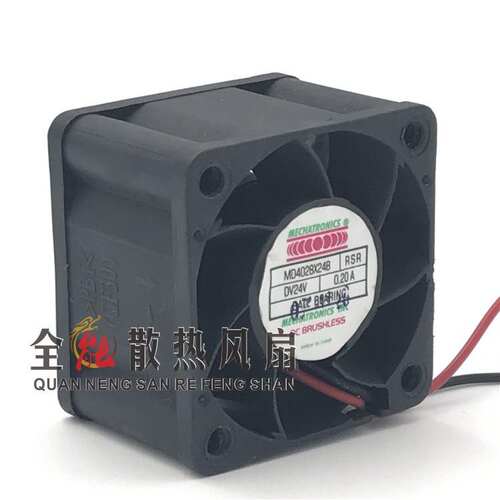 原装MECHATRONICS MD4028X24B-RSR 24V 0.20A 散热风扇