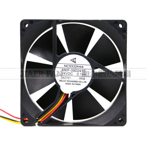 全新 Melco Technorex MMF-09D24TS 09C24TS 09B24DH/DS 24V 风扇