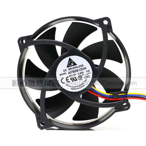 原装 9225 AFB0912VH 圆形 DC12V 0.60A 四线PWM CPU散热风扇