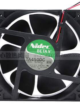 原装Nidec TA450DC B31256-56 12038 12CM 12V 0.49A 大风量风扇