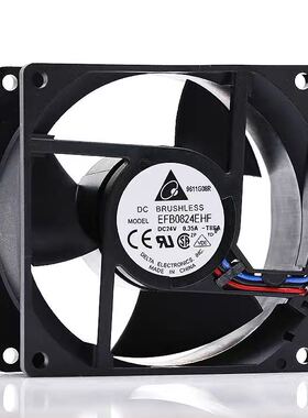 台达 EFB0824EHF 24V 0.35A 8CM 8032 变频器 电源 艾默生CT 风扇