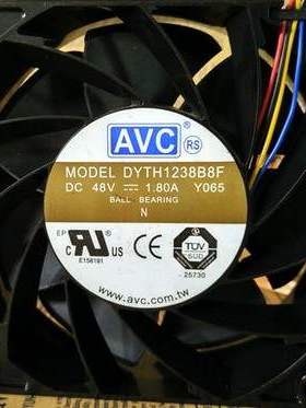 原装AVC 12038 DYTH1238B8F 48V 1.80A Y065 服务器工业风扇