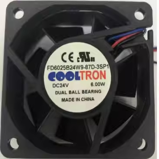 COOLTRON FD6025B24W9-87D-3SP1 DC 24V 6.00W 6厘米散热风扇