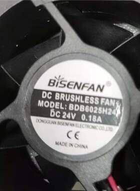 BISENFAN BDB6025H24 DC 24V 0.18A 60x60x25mm 变频器散热风扇