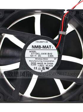 NMB 12038 UPS C10KS 20KVA C6K电源 风扇 4715KL-04W-B40 12V