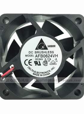 全新台达DELTA AFB0624VH 6025/ DC 24V 0.17A 变频器 散热风扇