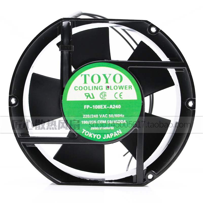 FP-108EX-A240 220V FP-108EX-A115 115V 原装日本TOYO 进口风扇
