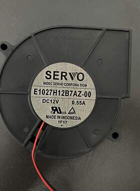 原装 SERVO E1027H12B7AZ-00 DC12V 0.55A 9727 涡轮风扇