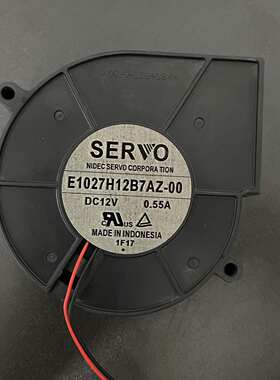 原装 SERVO E1027H12B7AZ-00 DC12V 0.55A 9727 涡轮风扇