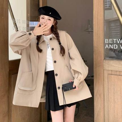 年春风秋装款新减龄百搭适休闲提升品质可拆B189FNA8舒卸帽子版衣