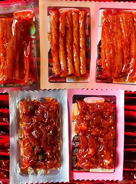 靓姐辣条红油凉皮素牛筋辣子鸡味