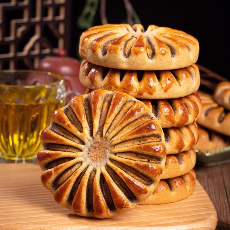 马蹄酥饼正宗传统手工枣泥糕点心批零食品整箱芝麻饼安徽老式馅饼