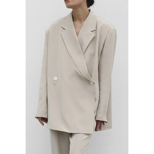 JUZININE重磅真丝西装超宽肩