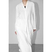 JUZININE原创设计纯汉麻开衫 连衣裙休闲长袖 防晒衣休闲宽松长裙