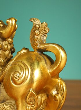 铜貔貅摆件金钱貔貅如意貔貅家居装饰公室摆放工艺品客厅办