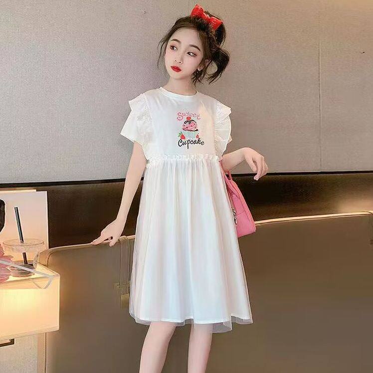 2026夏装新款女童儿童装清新连衣裙