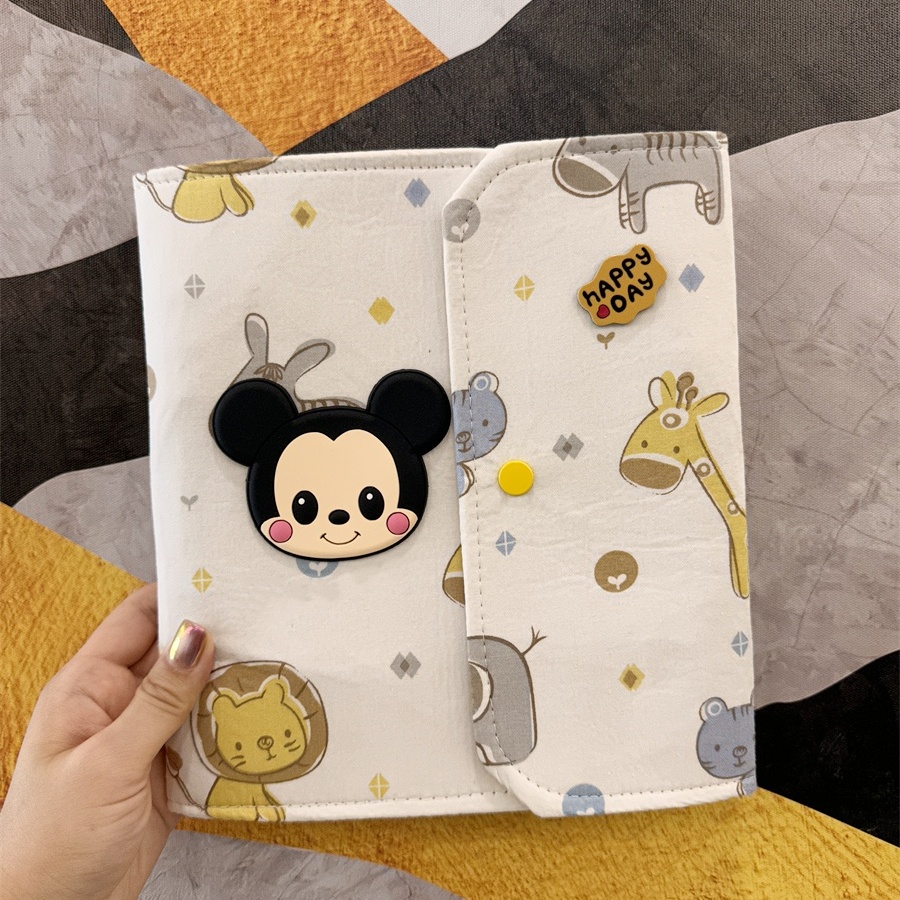 产检收纳册孕检孕期档案册对折a5