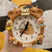 儿童卡通闹钟个性 创意学生起床强力叫醒神器可爱男孩女孩桌面时钟