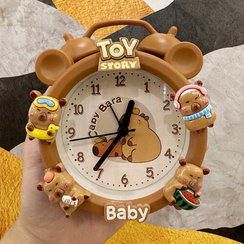 儿童卡通闹钟个性创意桌面时钟