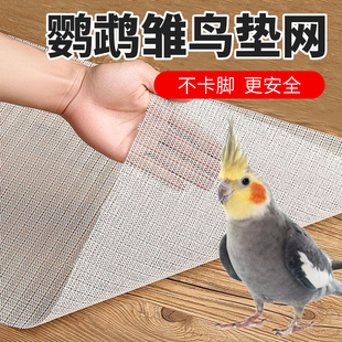 鹦鹉鸟笼垫网笼底网脚垫底板塑料网片雏鸟幼鸟专用不伤脚可裁剪网