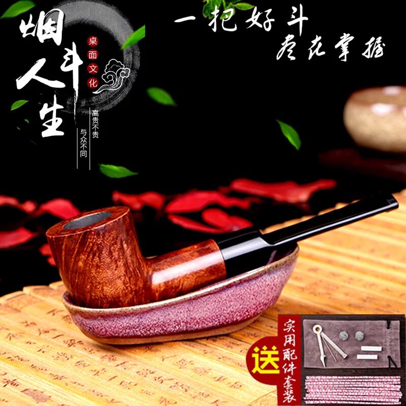 包邮特产纯天然实木烟丝烟斗旱烟叶斗散装卷烟烟斗烟草斗家用|ruв категории ZIPPO/швейцарский армейский нож/очки, курить, трубы - от Buy2taobao.com для оказания профессиональной услуги покупки агента Taobao