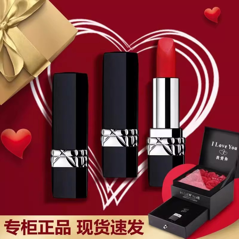 正品大牌迪奥拉口红999新款哑光滋润保湿不掉色滋润持久礼盒套装