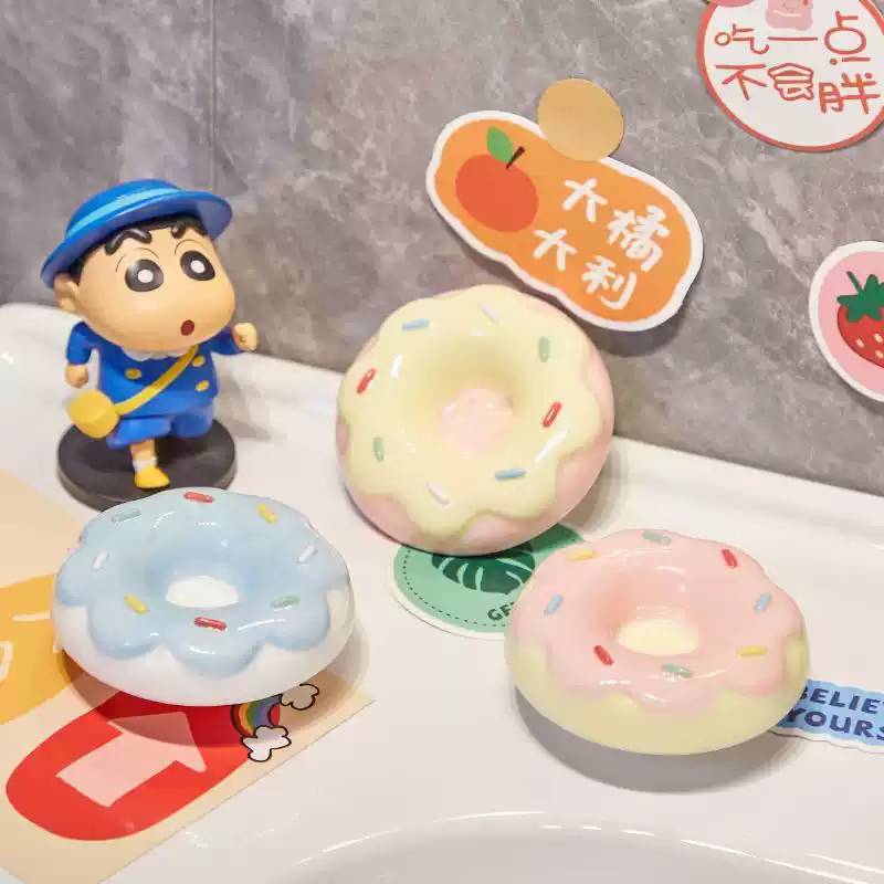 可爱甜甜圈造型防臭下水器洗脸手盆漏水塞按压式通用型化妆室浴室