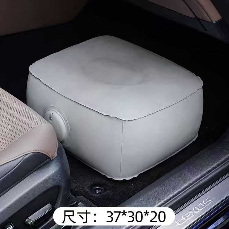 充气脚垫腿凳副驾驶搁脚办公室坐车睡觉神器飞机放脚腿托旅行枕头