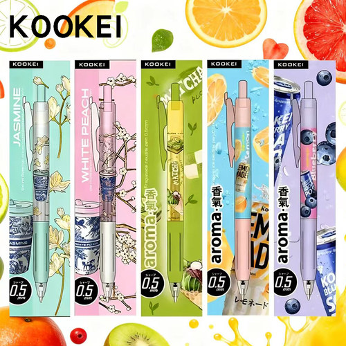 KOOKEI水果汽水香味中性笔