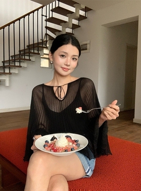 夏天丝吊带背心+披肩外套两件套法式优雅女上衣宽松2026时尚晚装