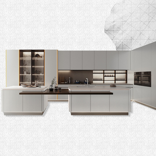 博洛尼2024新品橱柜未来之境大师设计整体橱柜定制订金